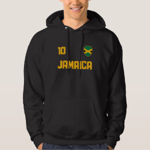 Jamaica Flag Reggae Music Fan Jersey Hoodie