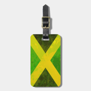 jamaica flag - reggae roots luggage tag