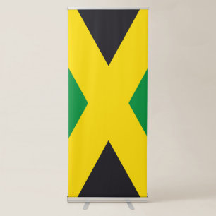 Jamaica flag retractable banner