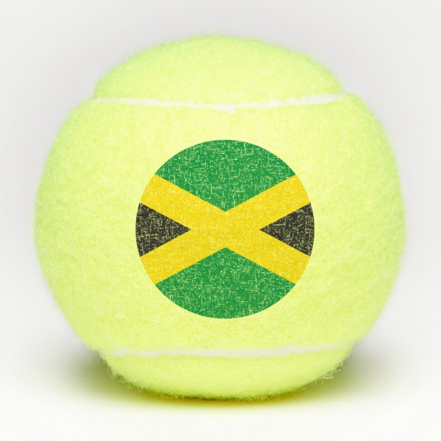 Jamaica flag tennis balls (Front)