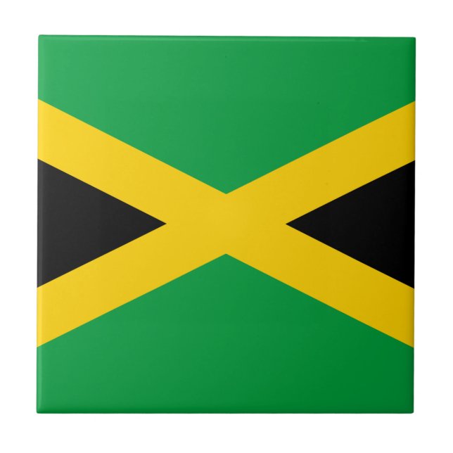 Jamaica Flag Tile (Front)