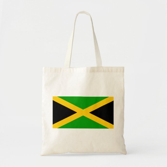 Jamaica Flag Tote Bag (Front)