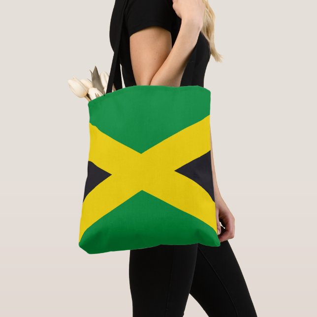 Jamaica flag tote bag (Close Up)