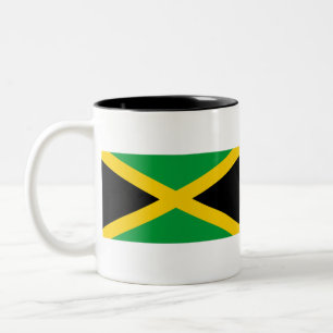 Jamaica Flag Two-Tone Coffee Mug