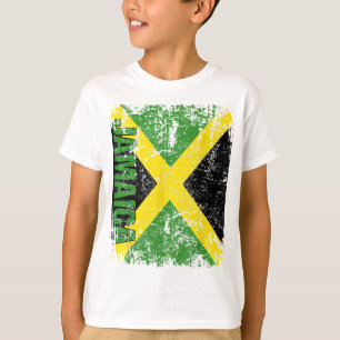 JAMAICA Flag Vintage Distressed JAMAICA T-Shirt