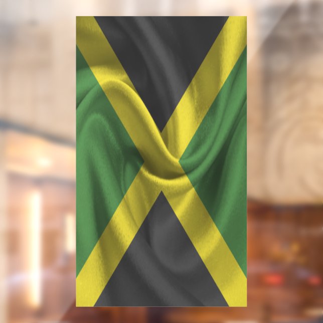 Jamaica Flag Window Cling (Sheet 2)