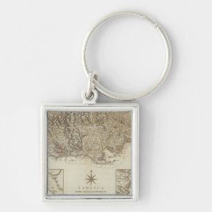 Jamaica from the latest surveys key ring