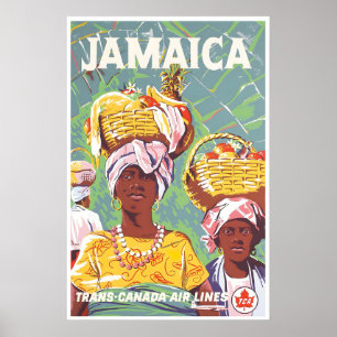 Jamaica Gift Jamaican Travel Poster TCA Art Print