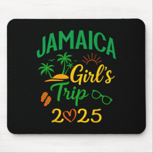 Jamaica Girls Trip 2025-cool Caribbean Vacation Ma Mouse Mat