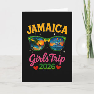 Jamaica Girls Trip 2026 Matching Family Cruise Squ Card