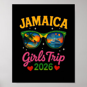 Jamaica Girls Trip 2026 Matching Family Cruise Squ Poster