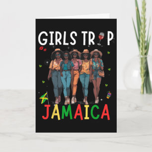 Jamaica Girls Trip Holiday Party Funny Jamaica Card