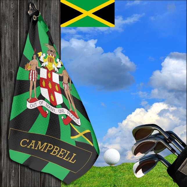 Jamaica Golf Towel & Jamaican Flag / Patriots (Creator Uploaded)