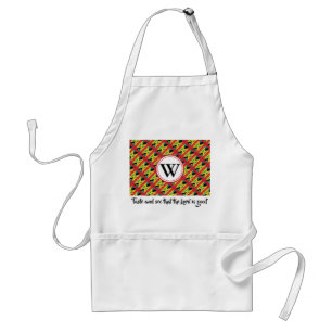 JAMAICA GRENADA Christian Monogram Bible Psalm 34 Standard Apron