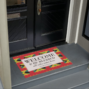 Jamaica Grenada WELCOME Doormat