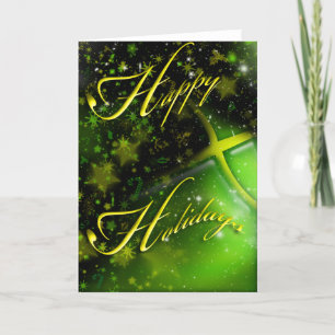 Jamaica Happy Holidays Christmas Greeting Card