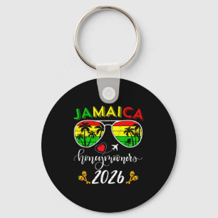 Jamaica Honeymoon 2026 Couple Summer Vacation Matc Key Ring