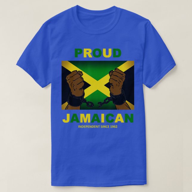 Jamaica independence day 2022  Proud Jamaican  T-Shirt (Design Front)