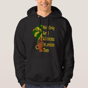 Jamaica Independence Day Proud Jamaican Women Mela Hoodie
