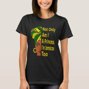Jamaica Independence Day Proud Jamaican Women Mela T-Shirt