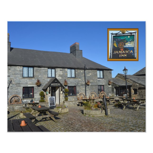 Jamaica Inn Bodmin Moor Cornwall England Photo Print (Front)
