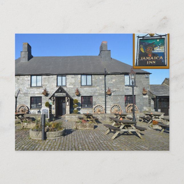 Jamaica Inn Bodmin Moor Cornwall England Postcard (Front)
