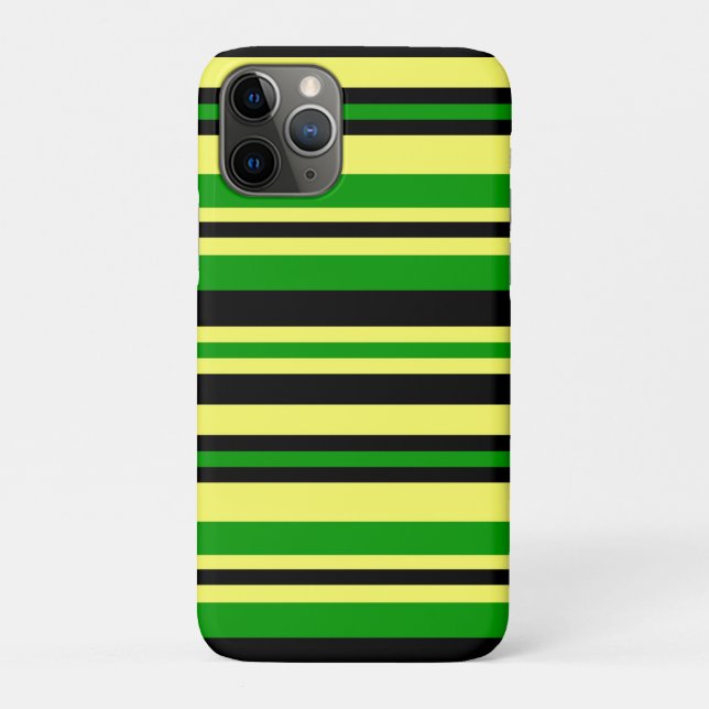 Jamaica Inspired Stripes Case-Mate iPhone Case (Back)
