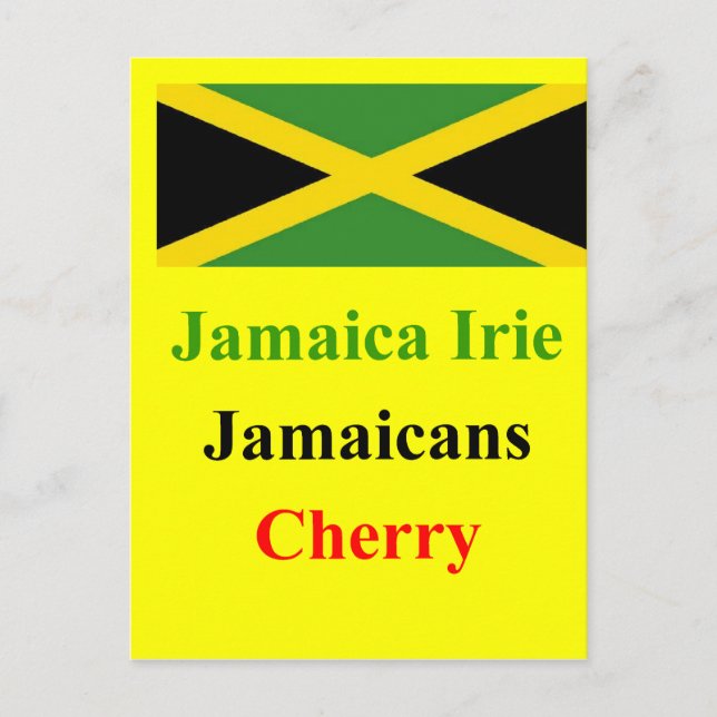 Jamaica irie postcard (Front)