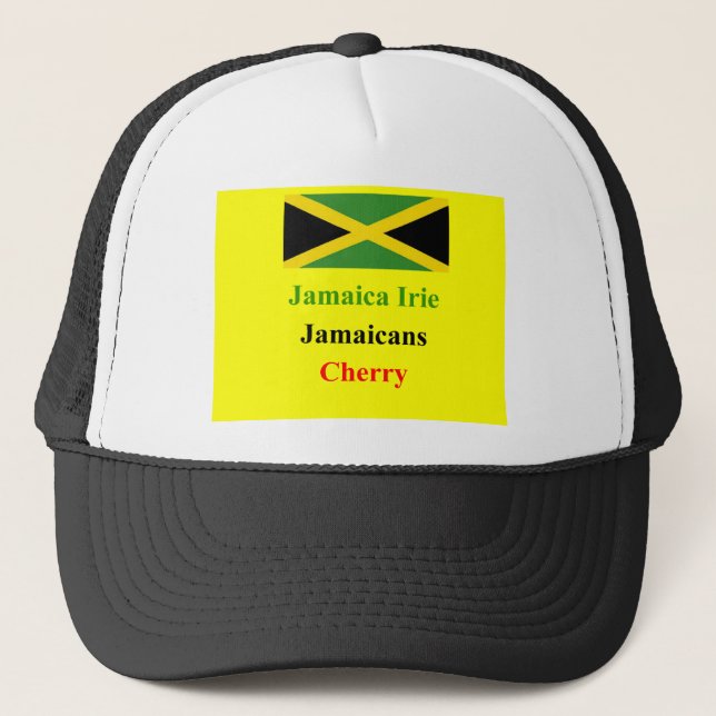 Jamaica irie trucker hat (Front)