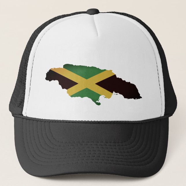 Jamaica Island - Proud Jamaicans Cap Truckerkappe (Front)