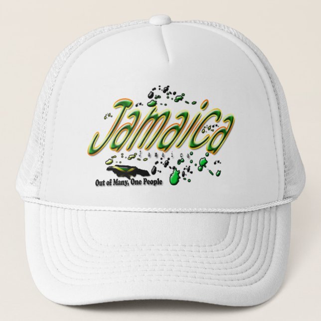 Jamaica Jamaica Out Of Many One People Hat (Front)