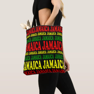 Jamaica Jamaica Red Green Yellow Rasta Tote Bag