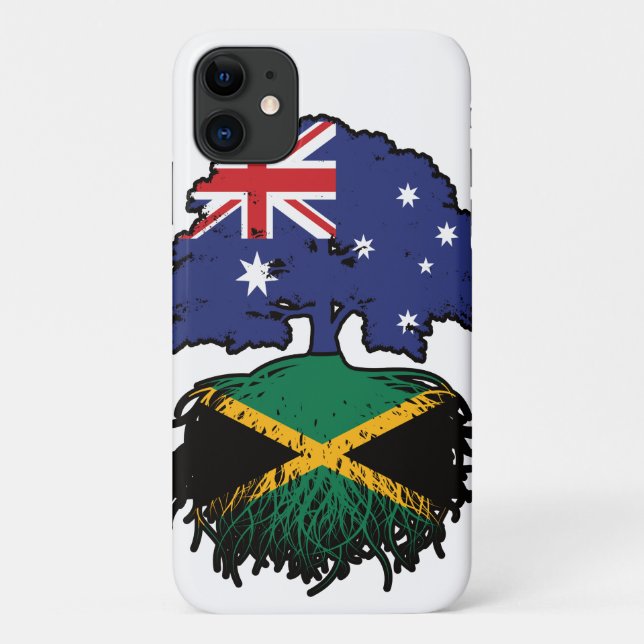 Jamaica Jamaican Australian Australia Tree Roots Case-Mate iPhone Case (Back)
