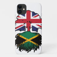 Jamaica Jamaican British UK Tree Roots Flag