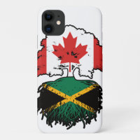 Jamaica Jamaican Canadian Canada Tree Roots Flag