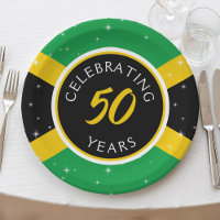 Jamaica Jamaican Flag 50 Year Birthday Anniversary