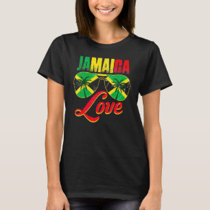 Jamaica Jamaican Flag Caribbean Vacation Reggae T-Shirt