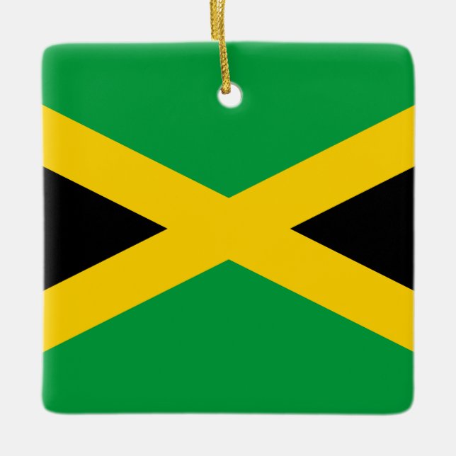 Jamaica (Jamaican) Flag  Ceramic Ornament (Front)