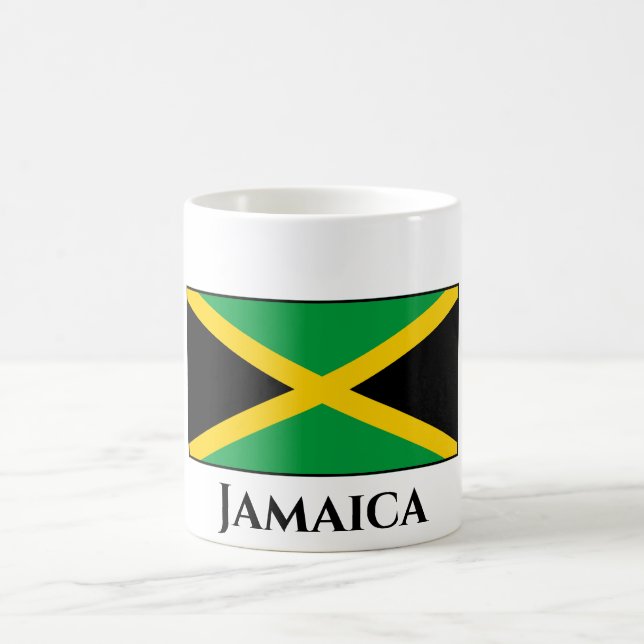Jamaica (Jamaican) Flag Coffee Mug (Center)