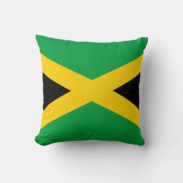 Jamaica (Jamaican) Flag Cushion (Front)