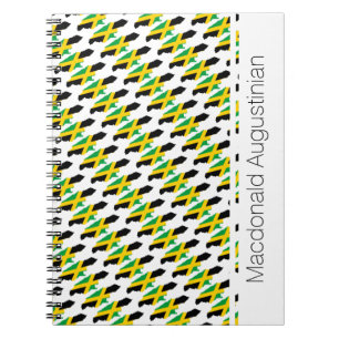 JAMAICA Jamaican Flag Custom Patriotic Notebook