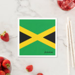 Jamaica & Jamaican Flag party fashion /sport fans Napkin<br><div class="desc">Paper Napkins: Jamaica & Jamaica Flag - love my country,  travel,  holiday,  national patriots / sports fans</div>