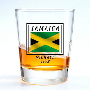 Jamaica Jamaican Flag  Shot Glass