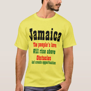 Jamaica love slogan t-shirts