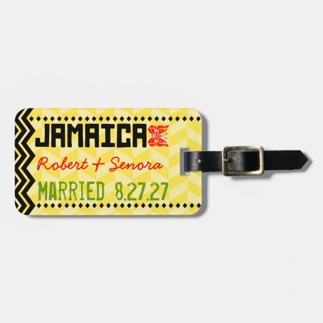 JAMAICA Luggage Tag (Front Horizontal)