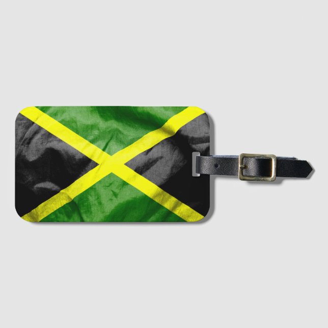 Jamaica Luggage Tag with Business Card Slot (Front Horizontal)