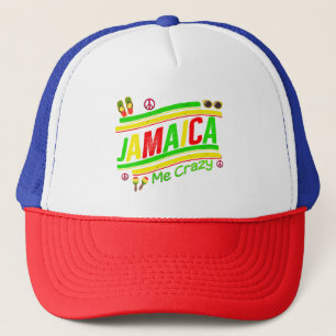 Jamaica Me Crazy Cruise Vacation Group Matching  Trucker Hat