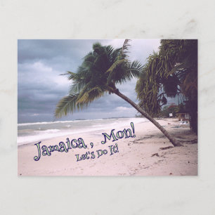 JAMAICA, MON! LET'S DO IT! CUSTOMIZABLE POSTCARD