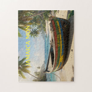 jamaica monPostcard Jigsaw Puzzle