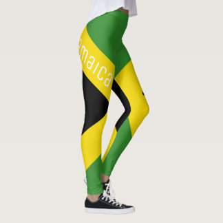 Jamaica National Flag Style Leggings
